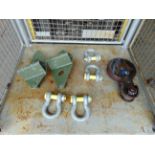 1 x Stillage Sepson Snatch Block Recovery D Shackles etc from MoD