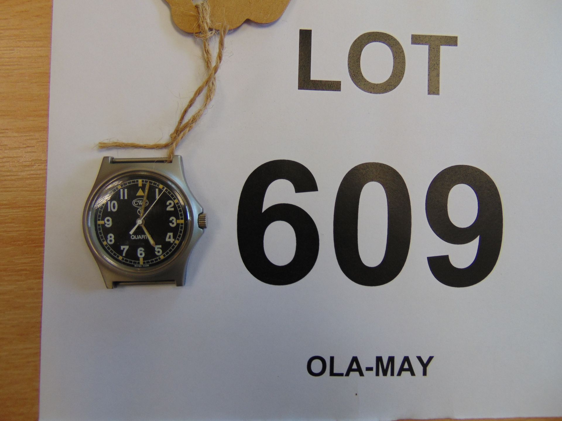 V. Nice Unissued Condition CWC W10 British Army Service Watch Nato Marks, Date 1998 - Image 4 of 4