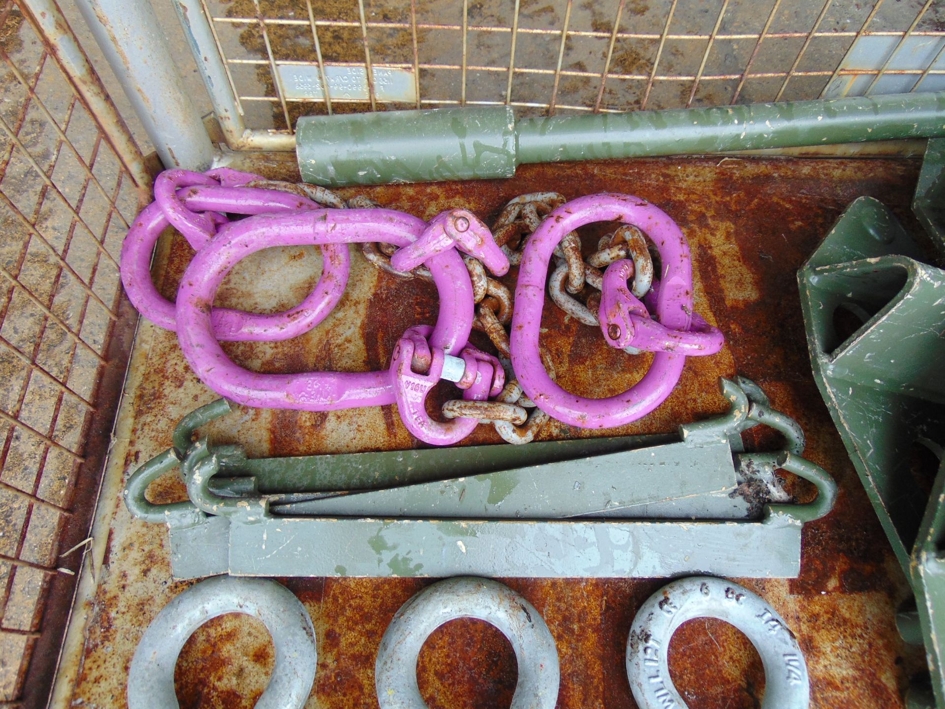 1 x Stillage New Unissued D Shackles Lifting Chains etc from MoD - Image 6 of 8
