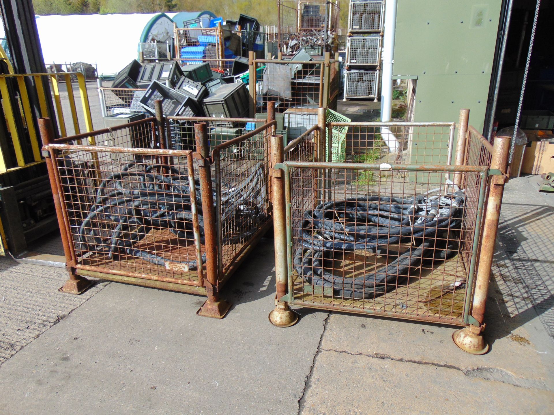 2 x Stillages Q10 2VA Automatic Refuelling Pipes c/w Nozzle etc