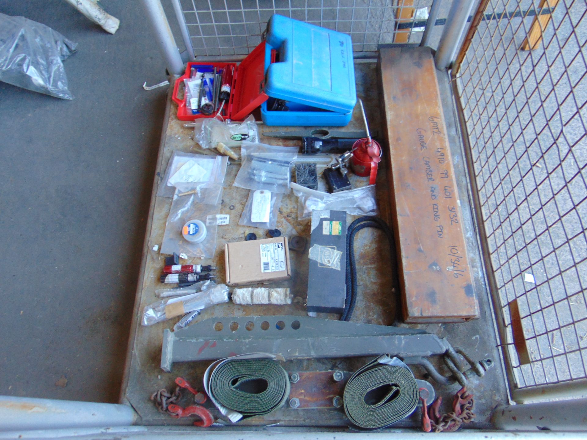 Stillage of Tools, Gauge Camber Kit, Lifting Bar etc - Image 6 of 7