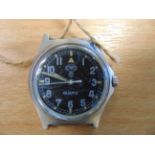 CWC (Cabot Watch Co Switzerland) 0555 Royal Marines / Navy Issue Service Watch Nato Marks