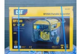 New & Unissued Caterpillar RP2500 Industrial Petrol Generator Set