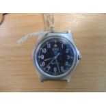 Rare CWC 0552 Royal Marines / Navy Issue Service Watch Nato Marks, Date 1990, * GULF WAR 1 *