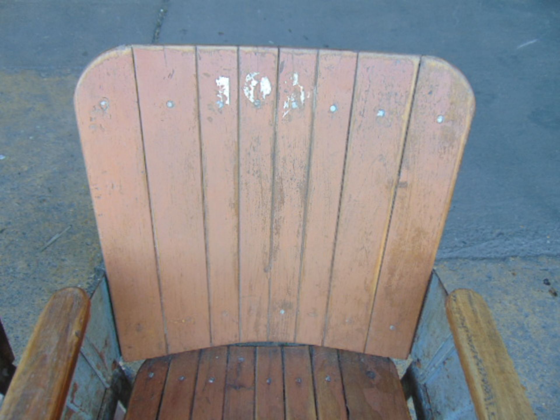 Q 2 x Very Unusual Antique Cinema Seats, Ideal Man Cave, Feature Talking Point etc - Image 5 of 6