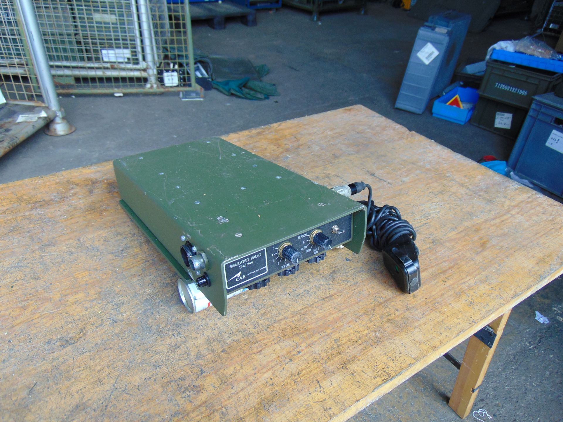 Clansman RT344 Training Transmitter Receiver c/w Handset - Image 4 of 4