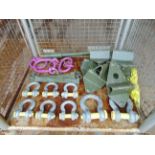 1 x Stillage New Unissued D Shackles Lifting Chains etc from MoD