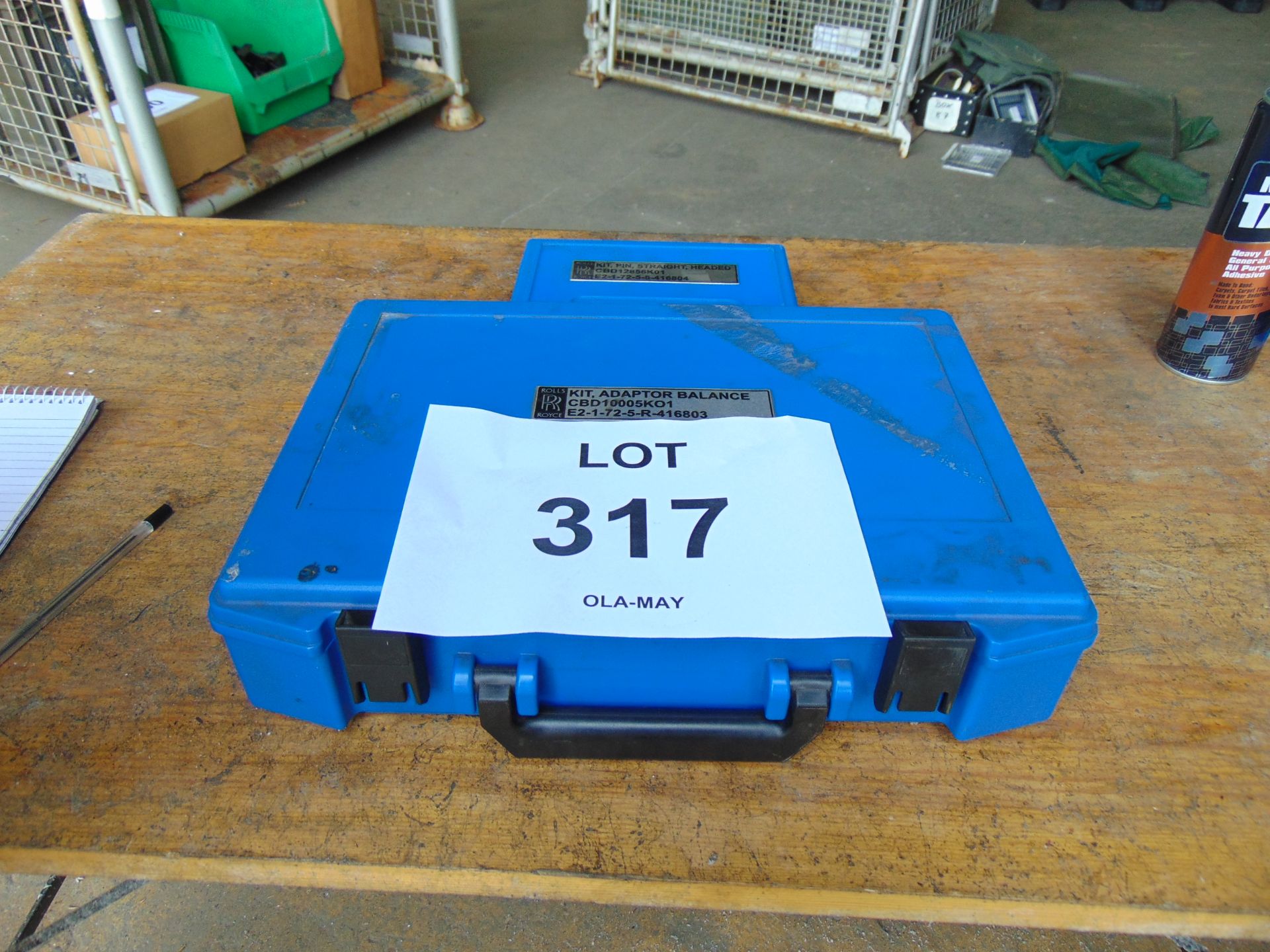 New Unissued Rolls Royce Balancing Kit from RAF, Reserve Stocks in Original Case - Image 6 of 10