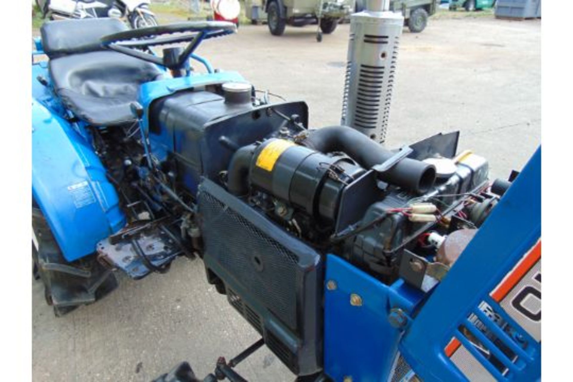 Iseki 1410 4x4 Diesel Compact Tractor c/w Rotavator - Bild 7 aus 17