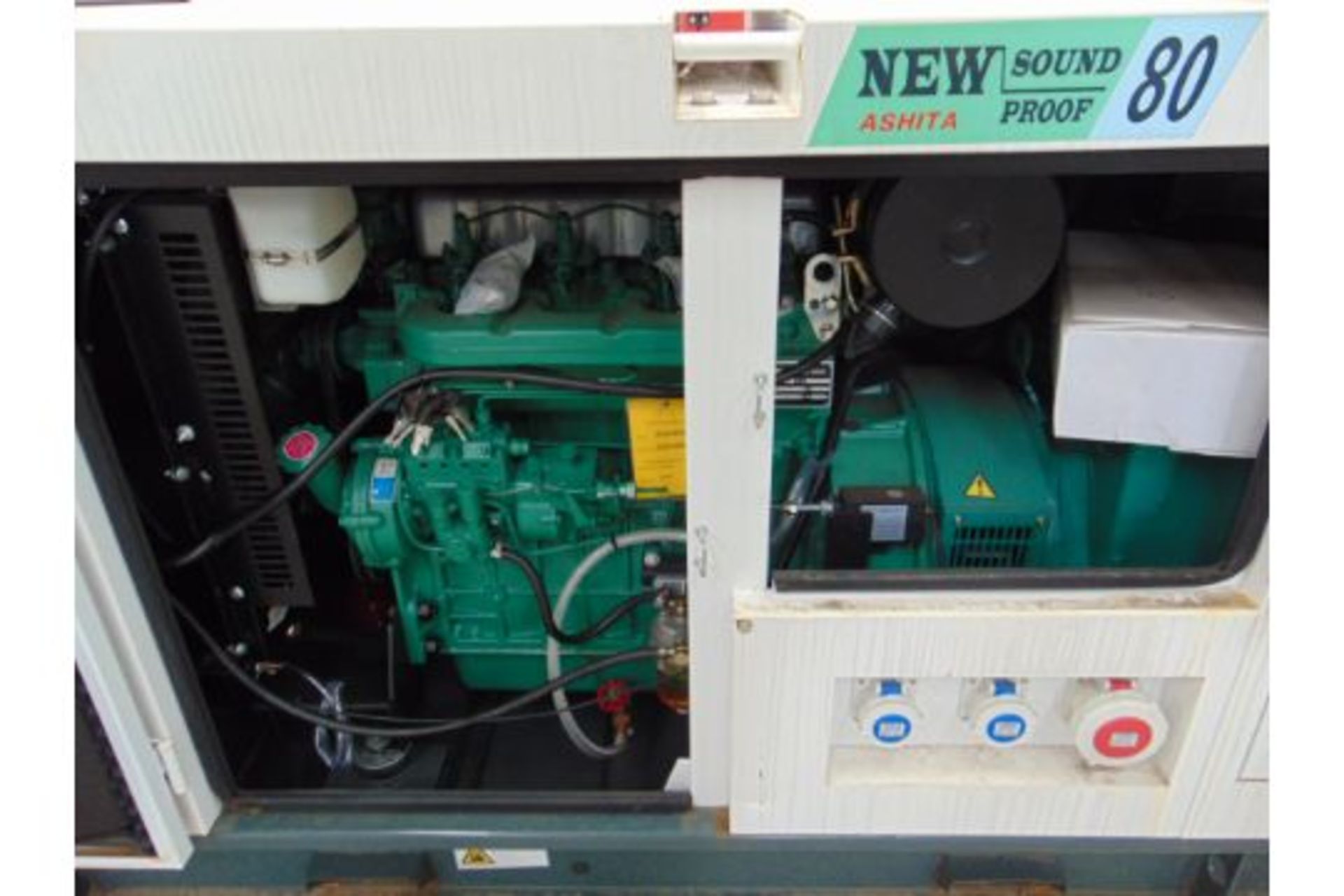 2023 New Unused 80 KVA Silent Diesel Generator - 3 Phase 400V - Image 9 of 16