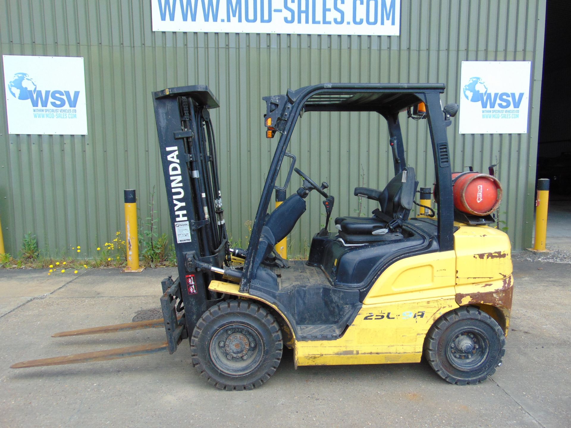 2017 Hyundai 25L-9A 2.5T - LPG Fork Lift Truck - Image 10 of 44