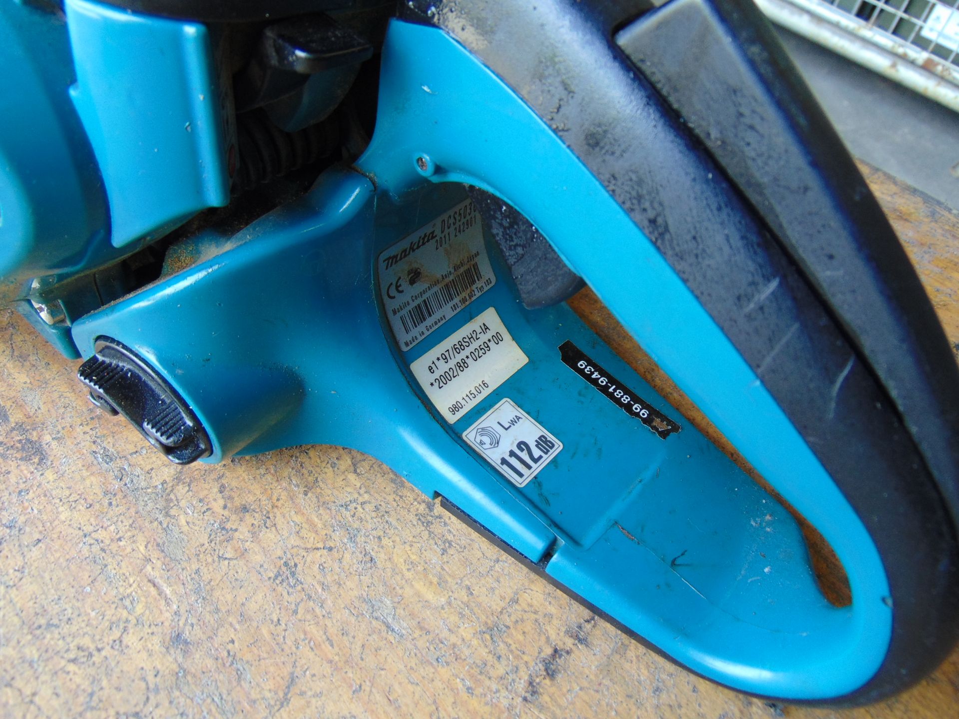 MAKITA DCS 5030 50CC Chainsaw c/w Chain Guard from MoD. - Image 5 of 6