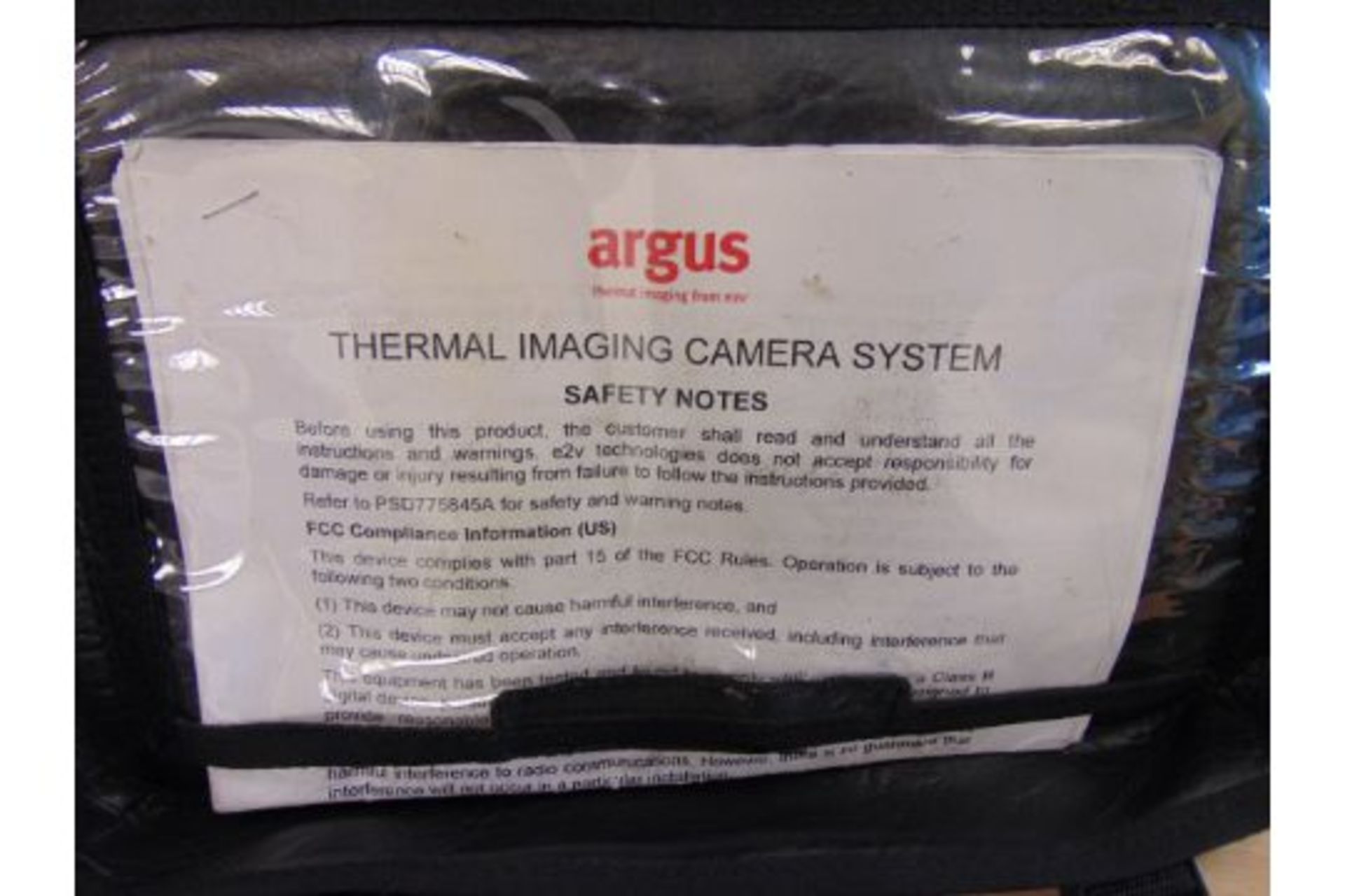 Argus 4 E2V Thermal Imaging Camera w/ Battery & Charger - Image 12 of 13