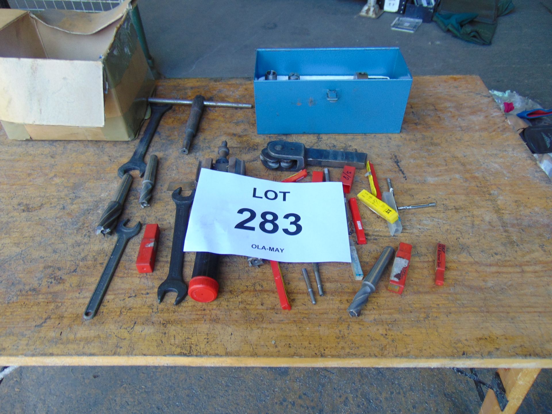 Selection of Lathe Tools, Drills etc from MoD Workshop