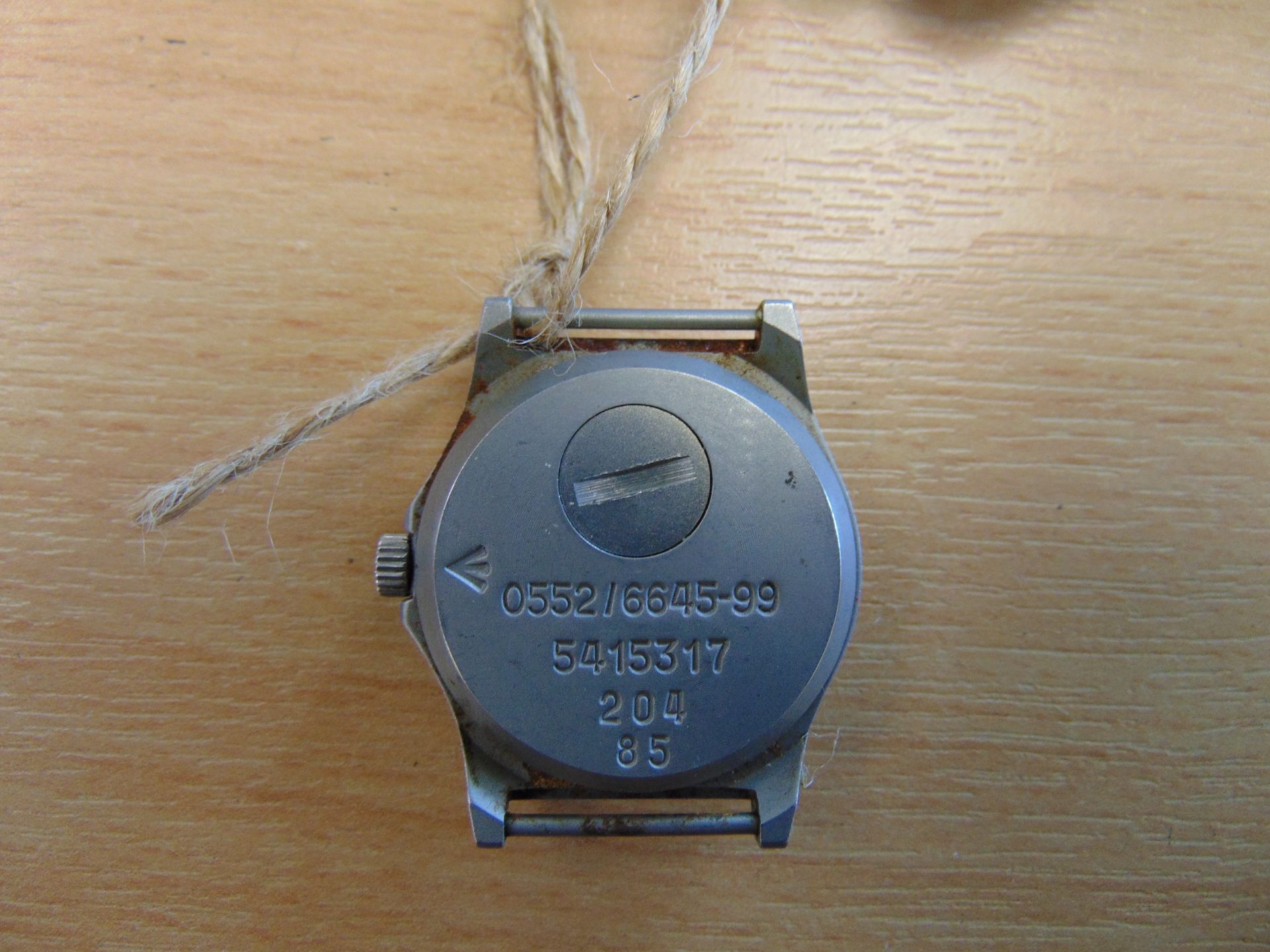 Rare CWC (Cabot Watch Co Switzerland) 0552 Royal Marines / Navy Issue FAT BOY Service Watch - Image 3 of 4
