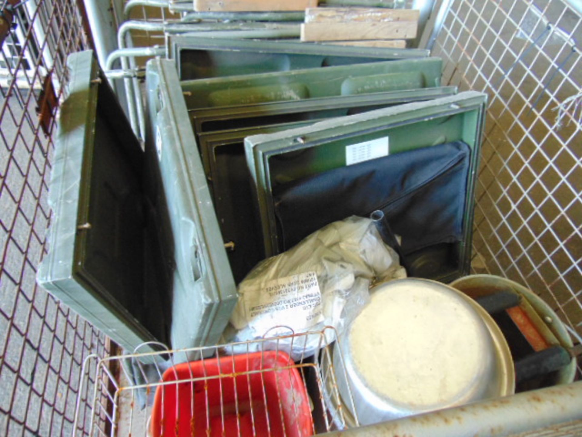 1 x Stillage of British Army Cooking Equipment Camp Chairs Etc - Image 6 of 6