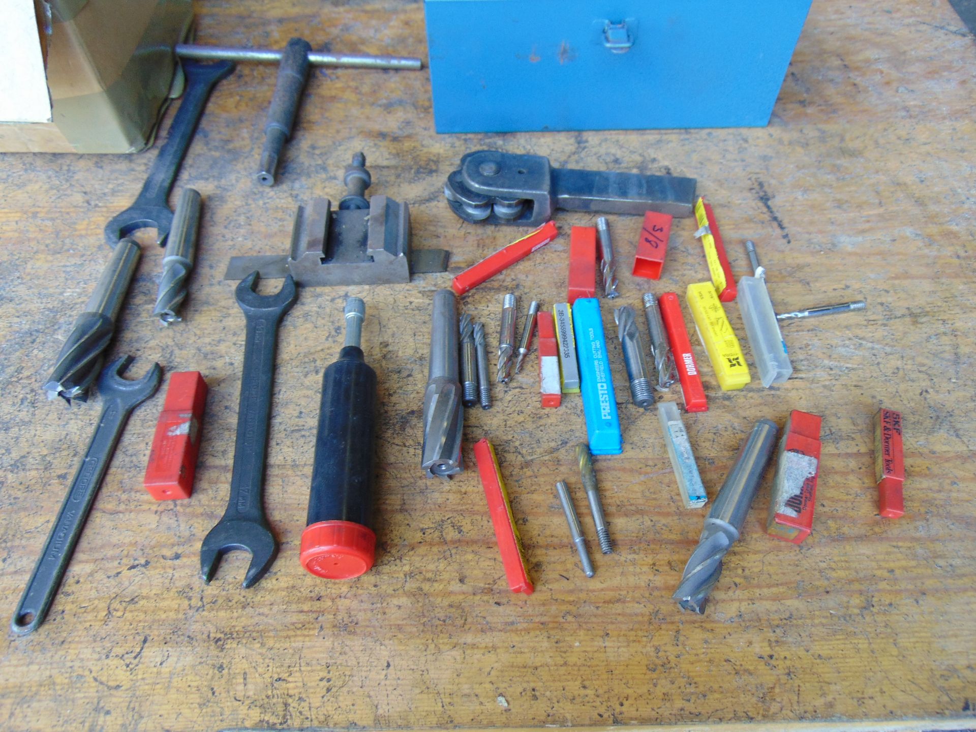 Selection of Lathe Tools, Drills etc from MoD Workshop - Image 4 of 7