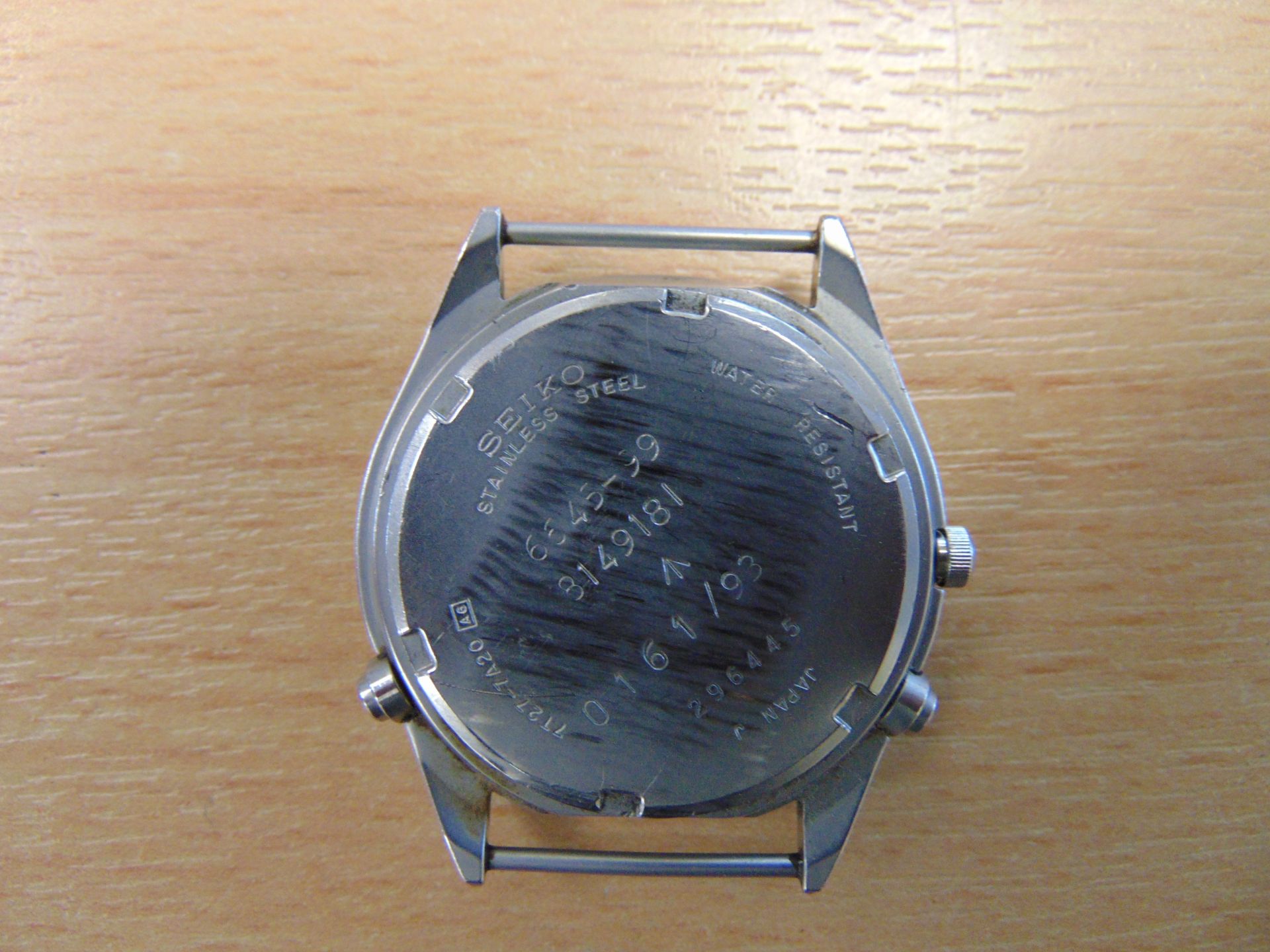 Seiko Gen 2 Pilots Chrono RAF Tornado Force Issue with Date Adjust Nato Marks, LOW SNo 161 - Image 4 of 4