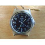 Nice CWC W10 British Army Service Watch Nato Marks, Date 1991, * GULF WAR 1 *