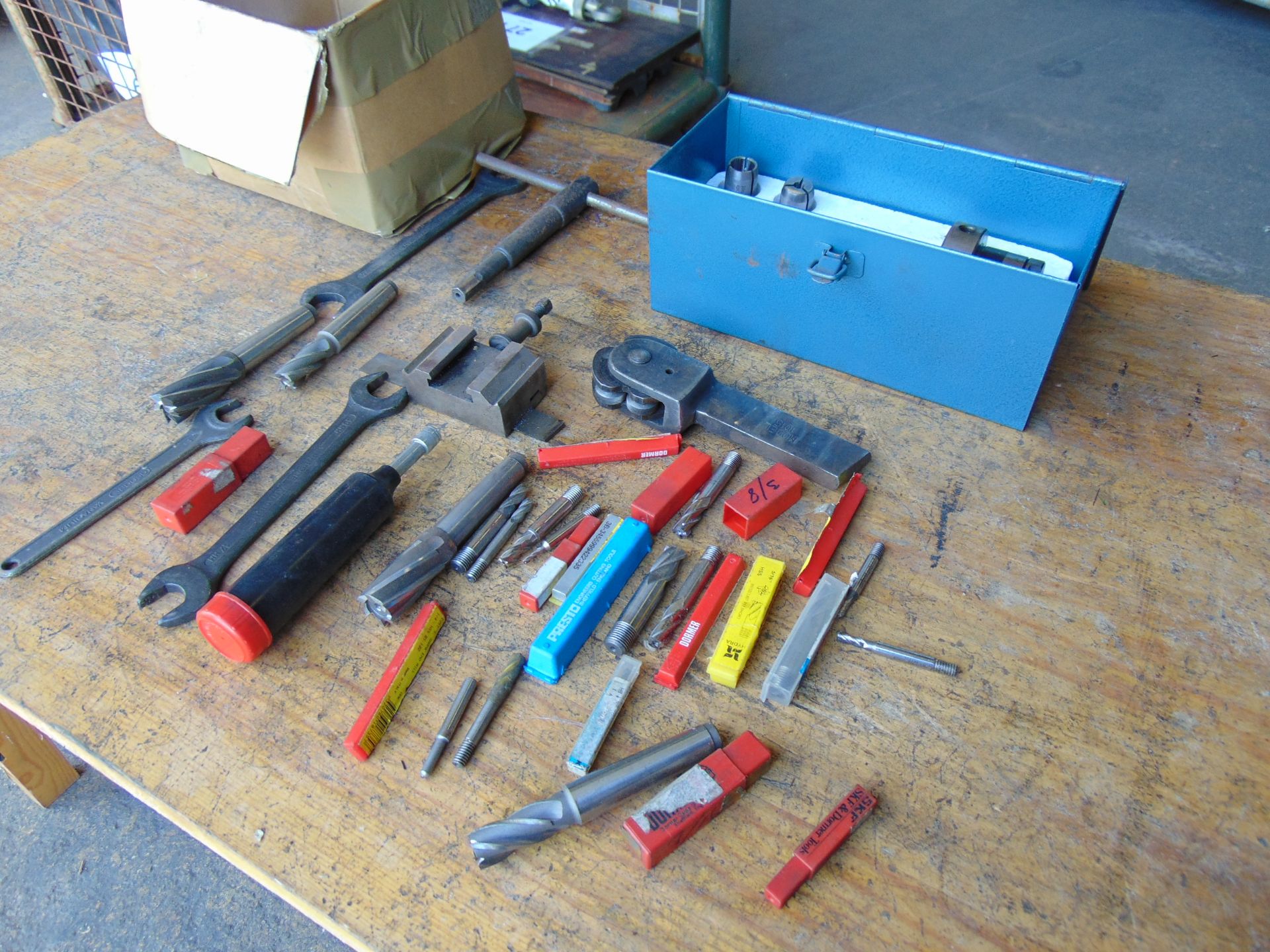 Selection of Lathe Tools, Drills etc from MoD Workshop - Image 2 of 7