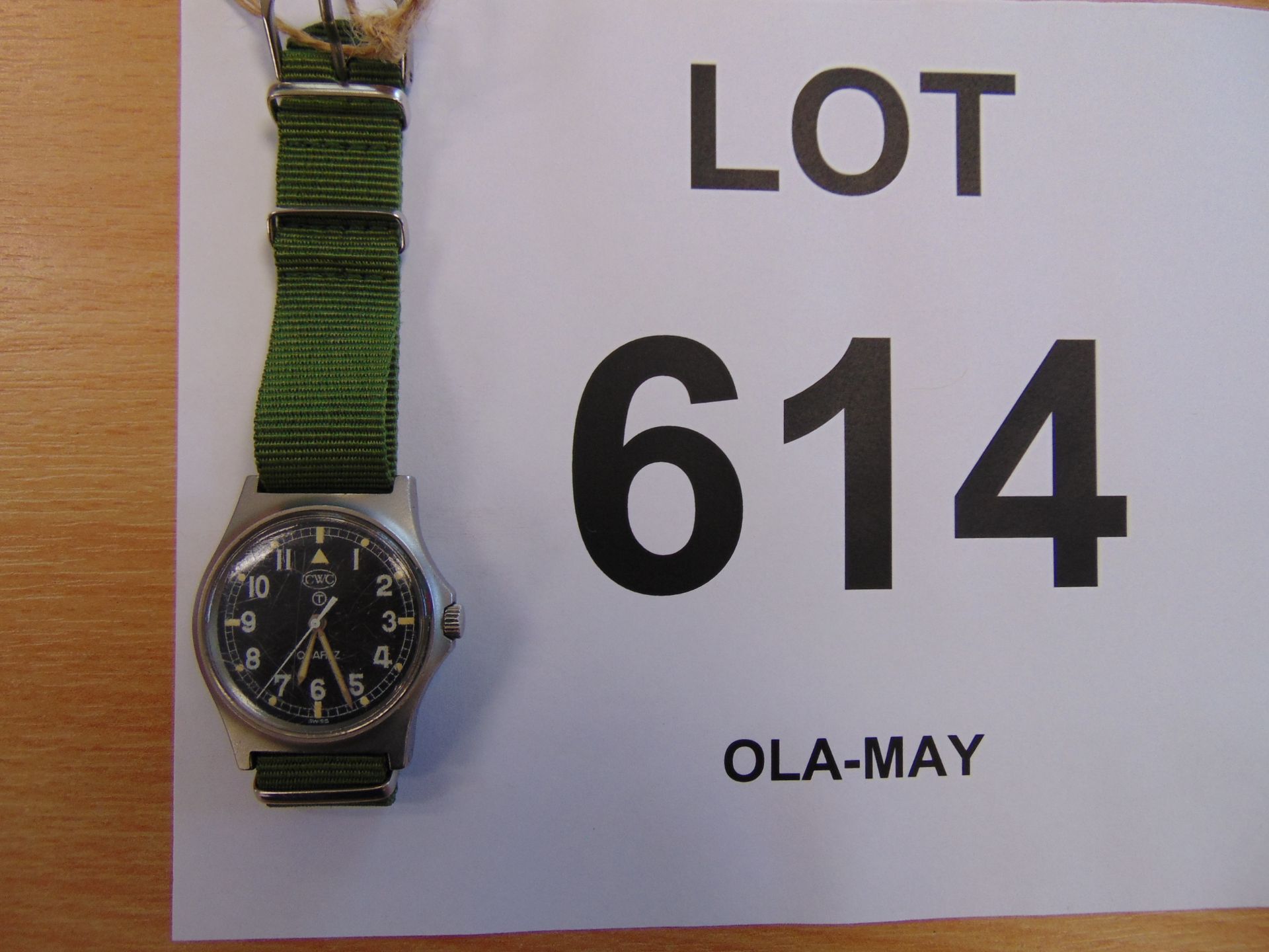 V.Rare CWC W10 Fat Boy Service Watch British Army Issue Nato Marks, Date 1984 - Image 6 of 6