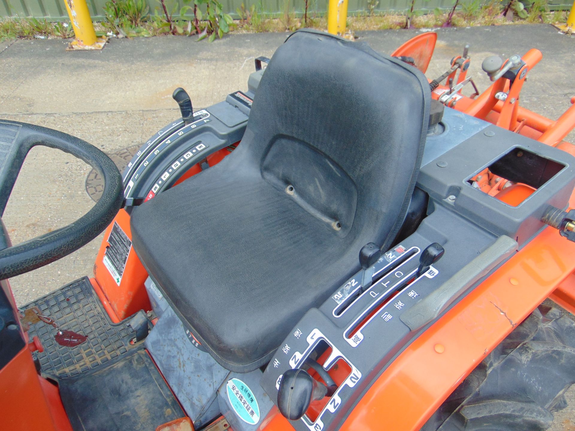 Kubota A13 Compact Tractor w/ Rotary Tiller - Image 14 of 23