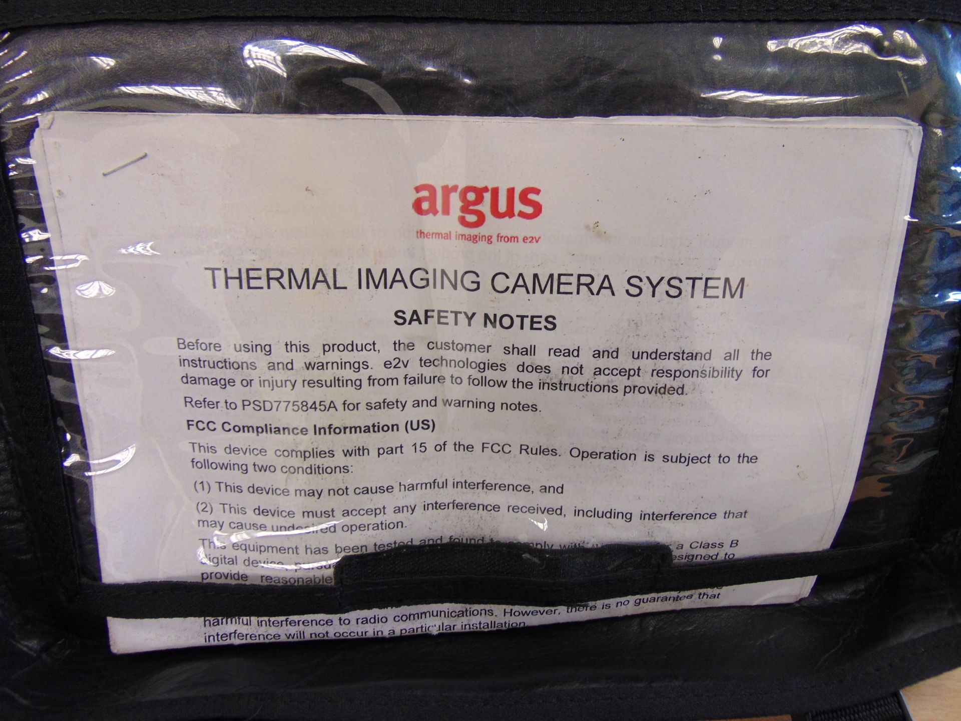 Argus 4 E2V Thermal Imaging Camera w/ Battery & Charger - Image 12 of 15