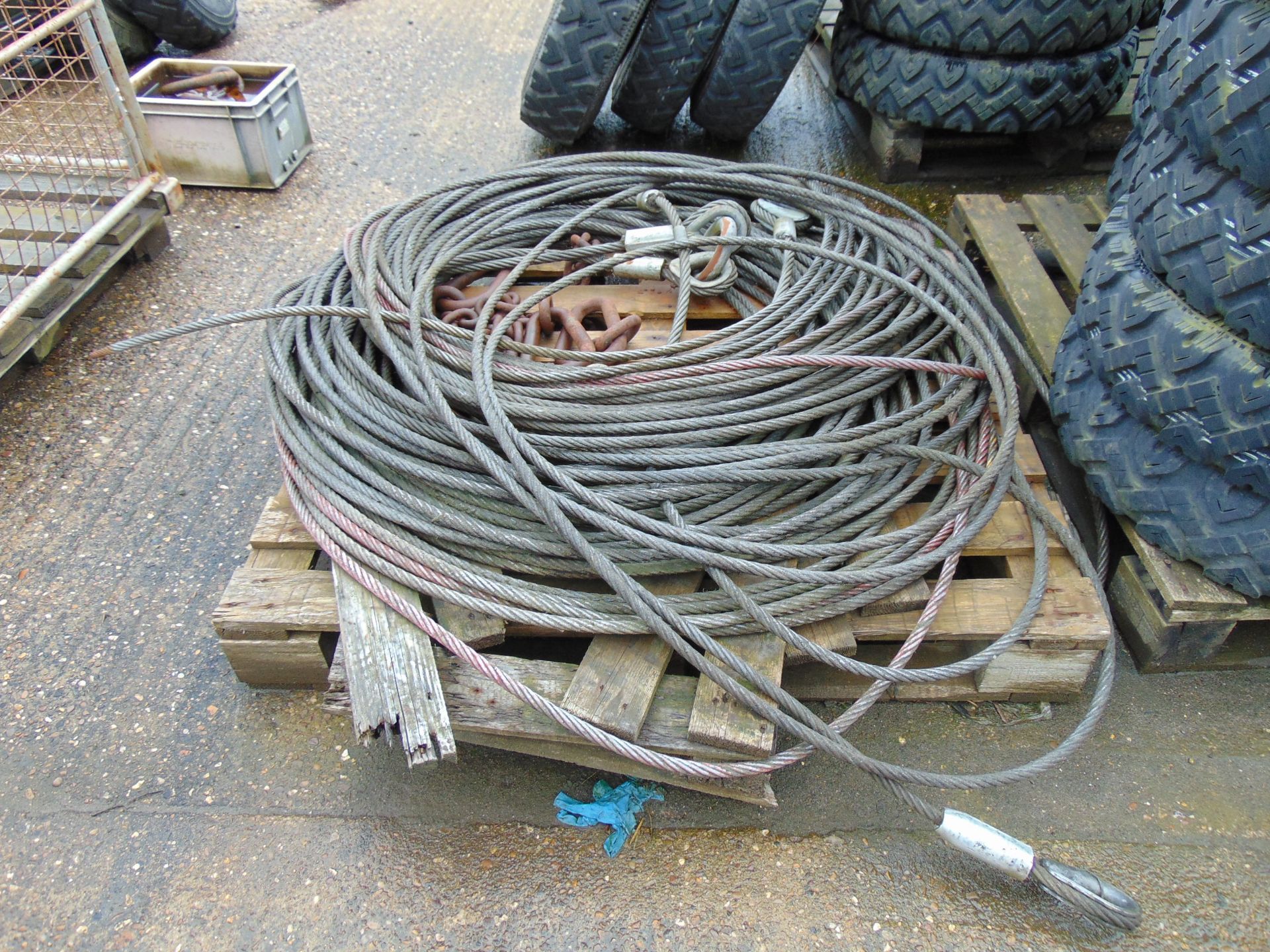 1 x Pallet of Winch Cable Chains etc - Bild 4 aus 5