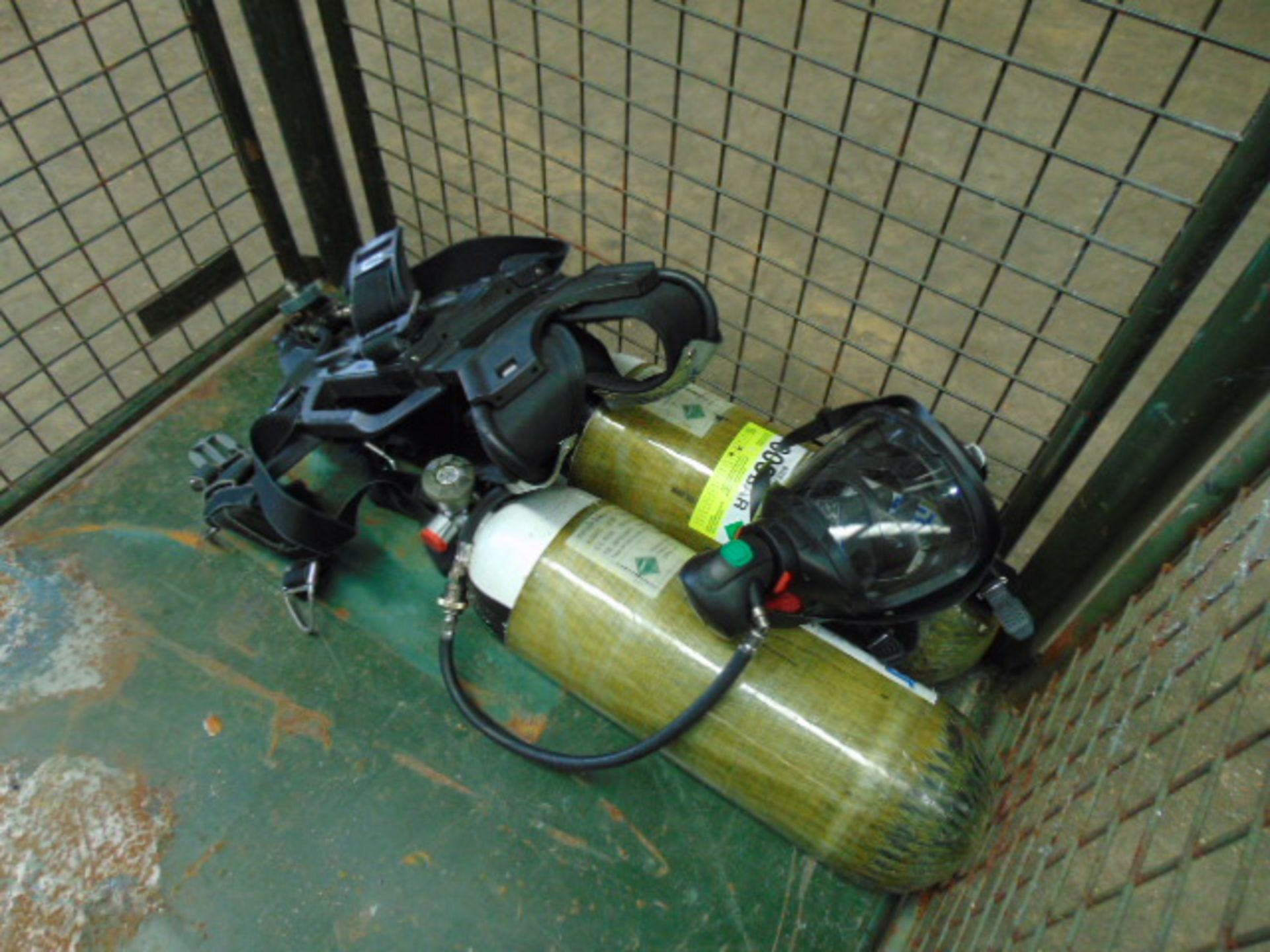 Drager PSS 7000 Self Contained Breathing Apparatus w/ 2 x Drager 300 Bar Air Cylinders - Image 21 of 22