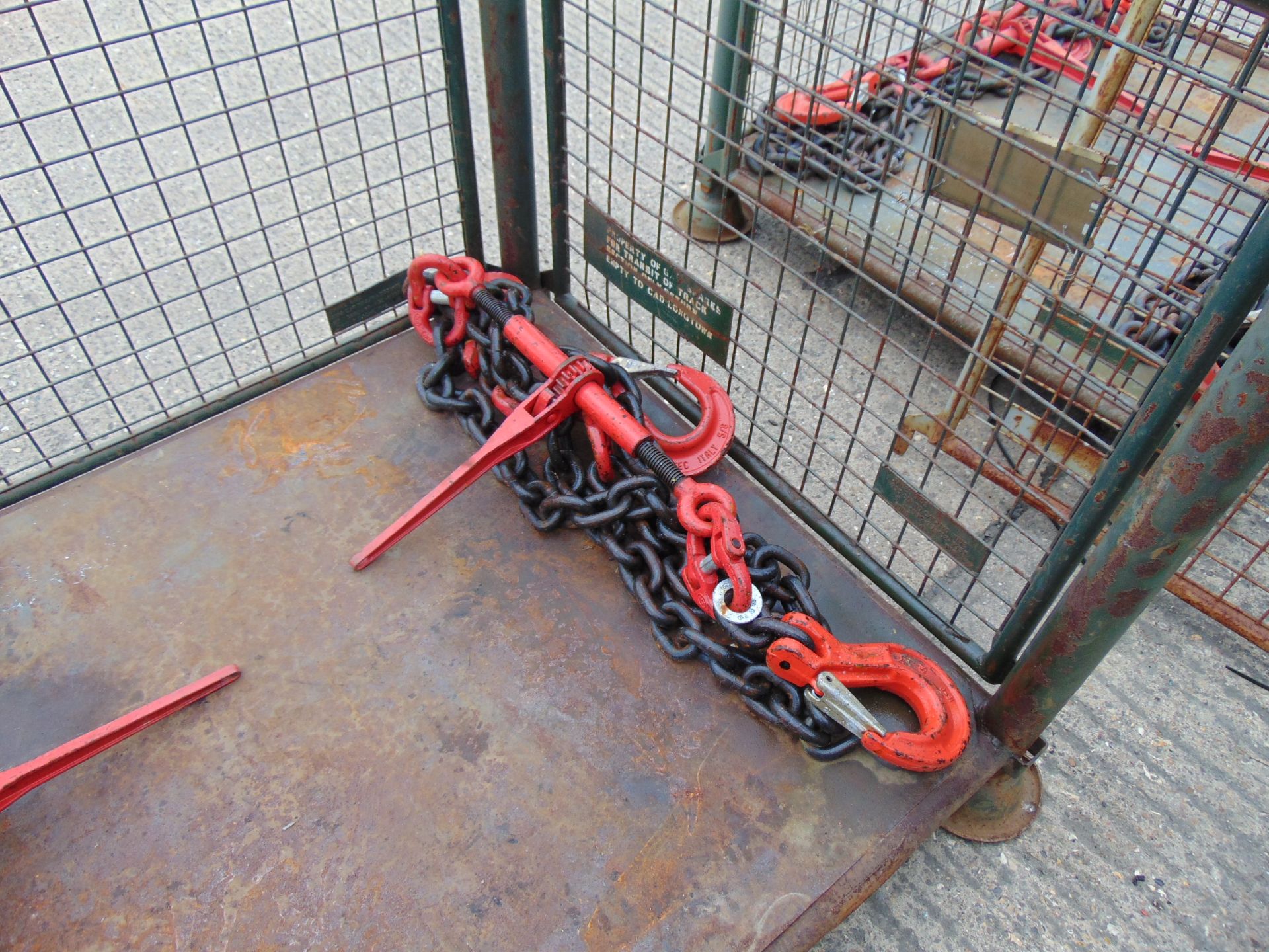 2 x Heavy Duty Load Binders, Chains and Hooks from MoD - Bild 3 aus 4