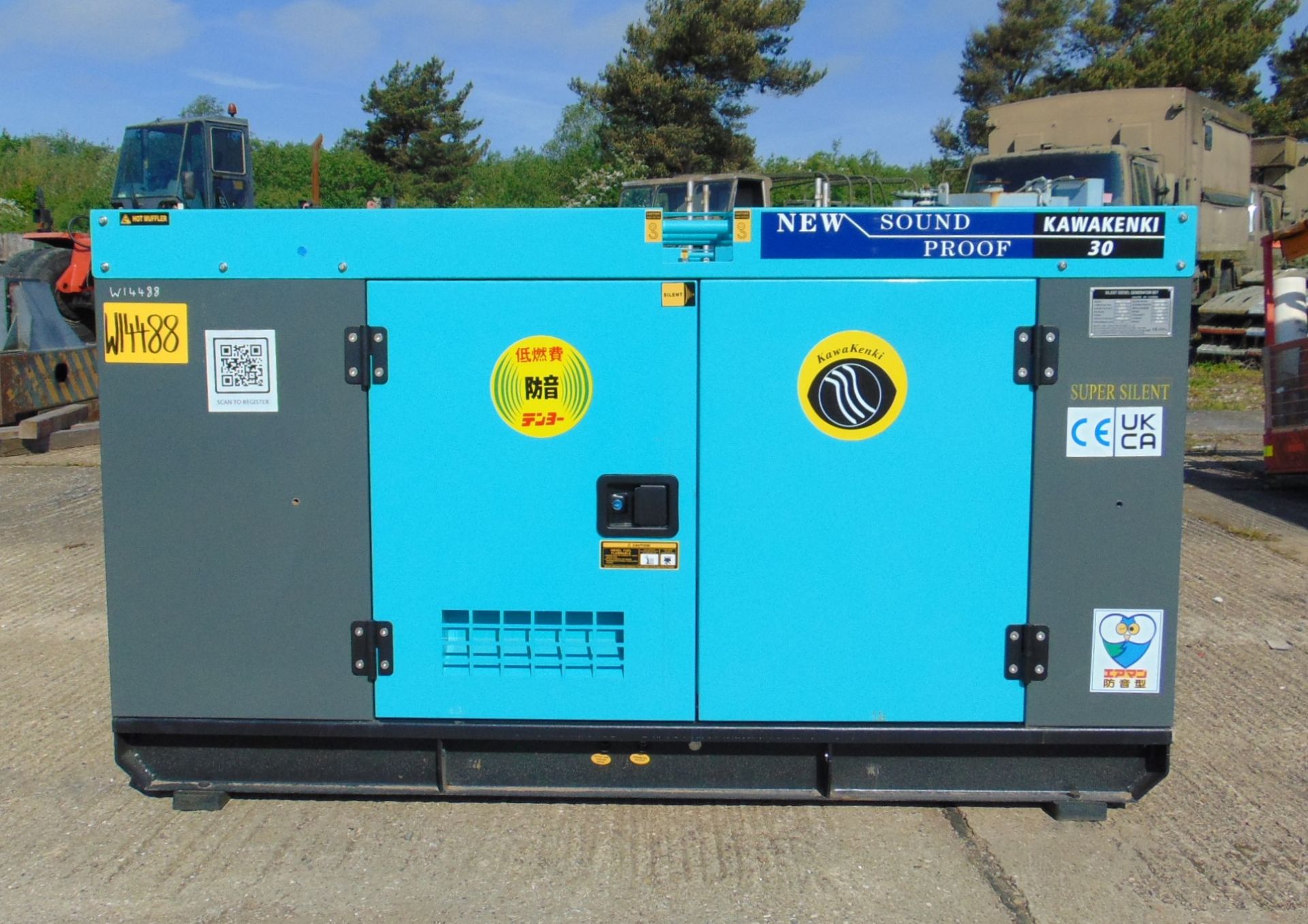 2023 New Unused 30 KVA Silent Diesel Generator - 3 Phase 230 / 400V