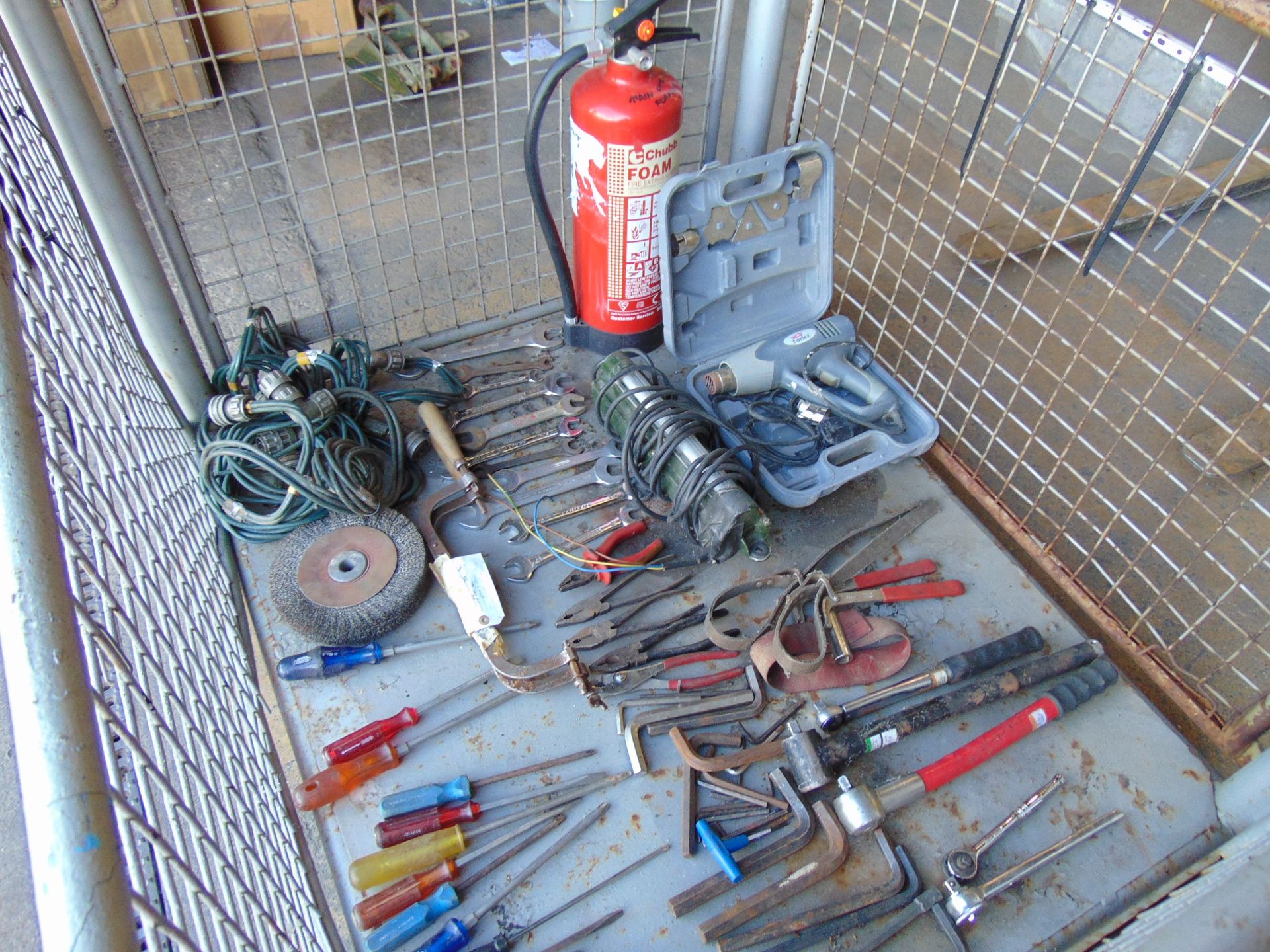 1 x Stillage of Workshop Tools, Spanners, Lights, Torque Wrenches etc
