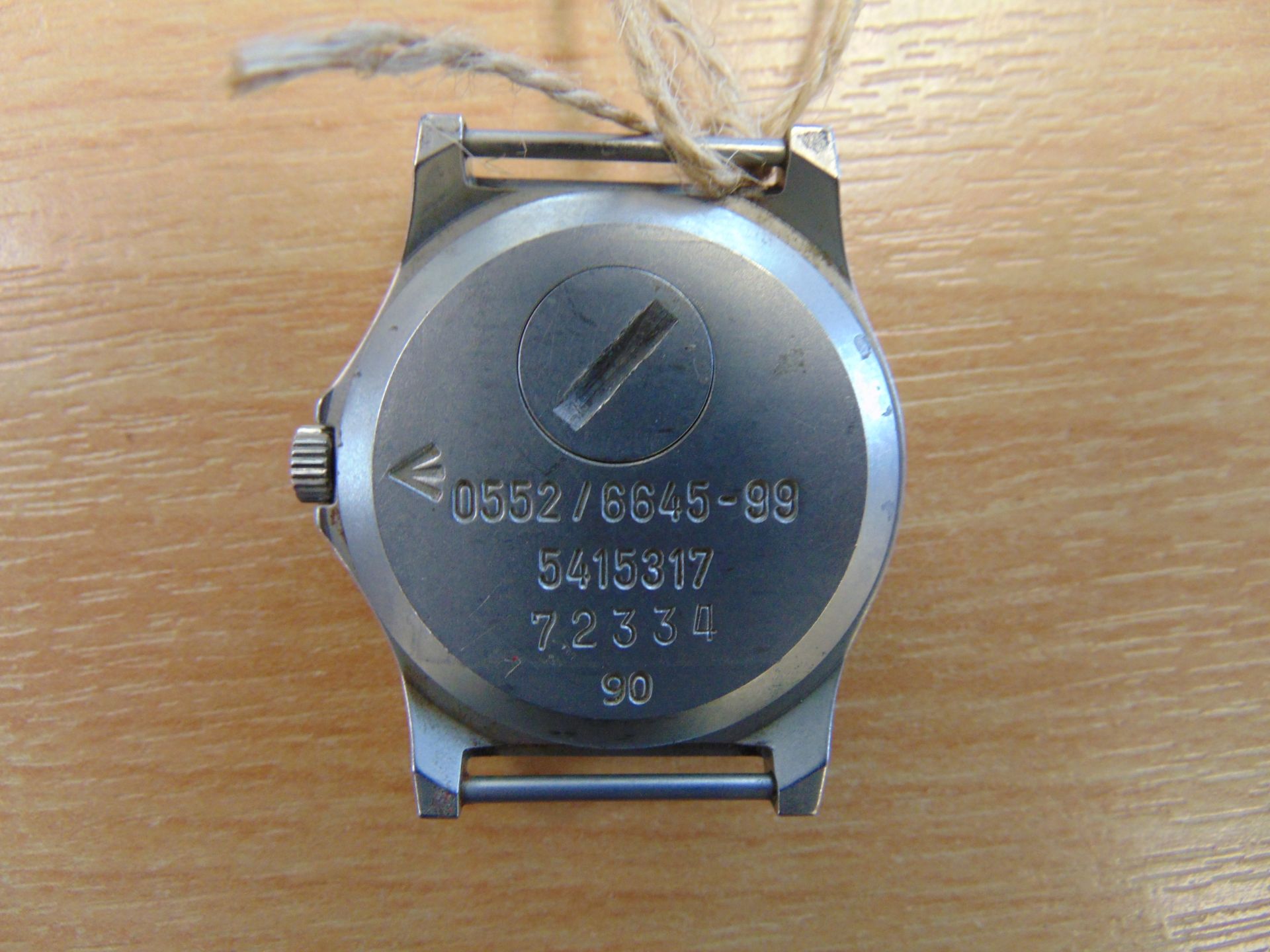 Rare CWC 0552 Royal Marines / Navy Issue Service Watch Nato Marks, Date 1990, * GULF WAR 1 * - Image 3 of 4