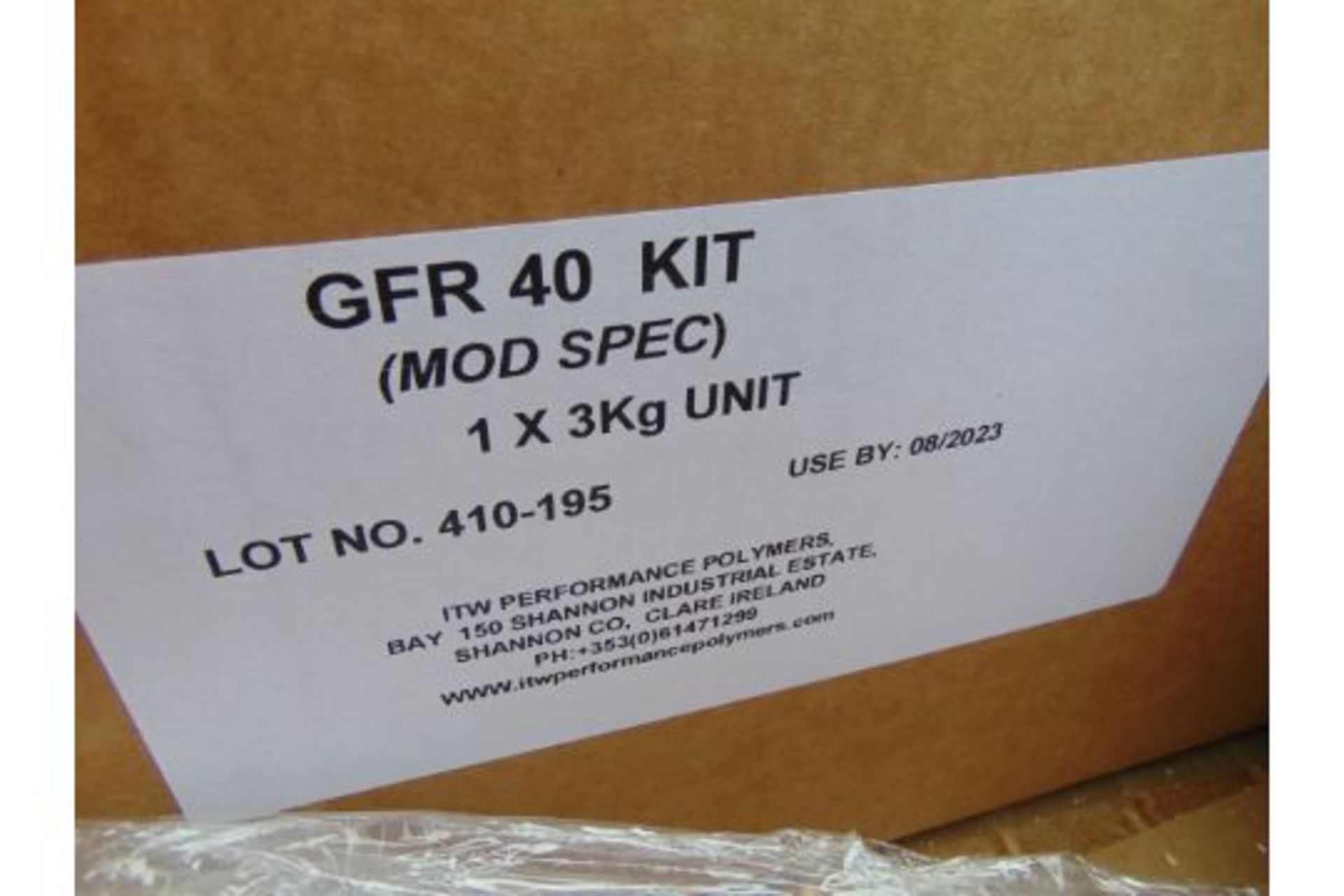 45 x GFR 40 Flame Retardant Kits, New Unissued MoD Reserve Stocks - Image 5 of 5