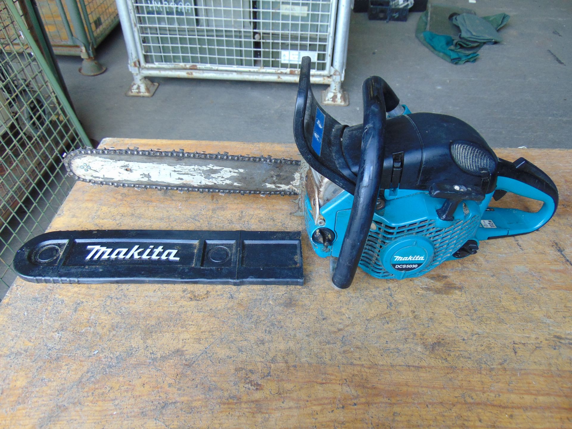 MAKITA DCS 5030 50CC Chainsaw c/w Chain Guard from MoD. - Image 2 of 6