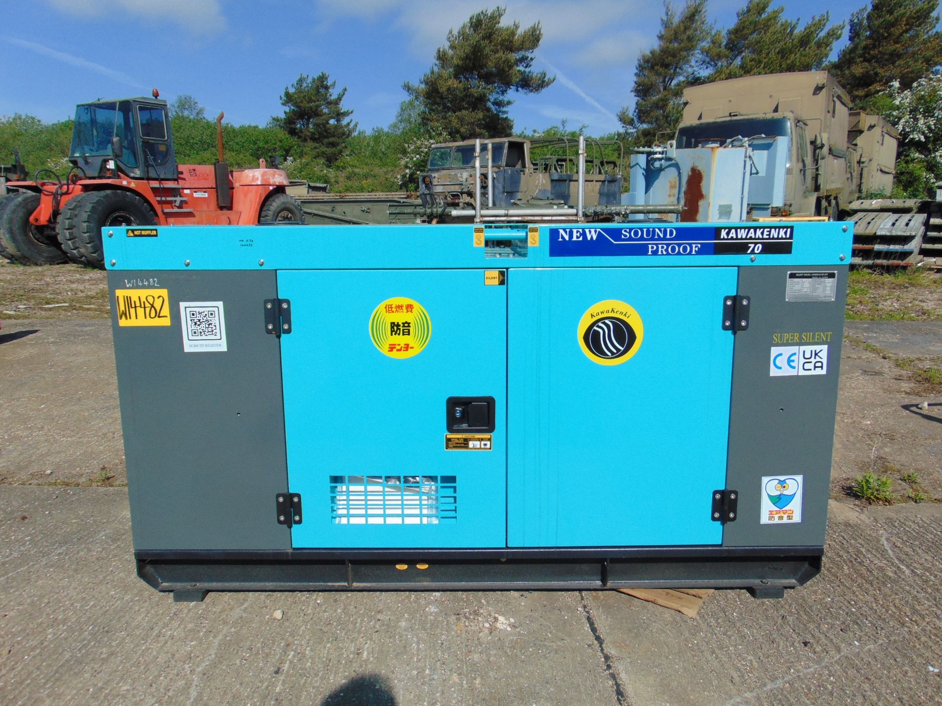 2023 New Unused 70 KVA Silent Diesel Generator - 3 Phase 230 / 400V