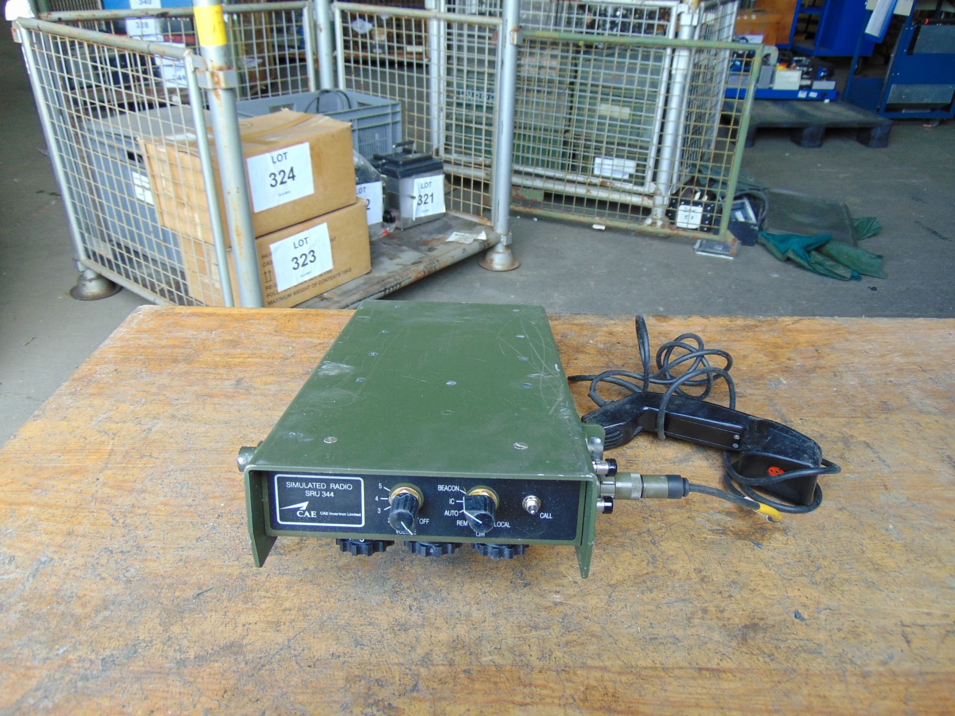 Clansman RT344 Training Transmitter Receiver c/w Handset