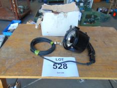 New Unissued Royal Navy etc Signal lamp c/w lead & plug from UK MoD original packing