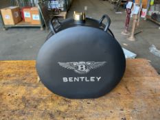 ..Bentley Hand Painted unused 1 Gall Fuel/Oil Can with Brass Cap
