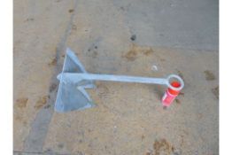 Unissued Galvanised Unissued Winching Anchors x 4