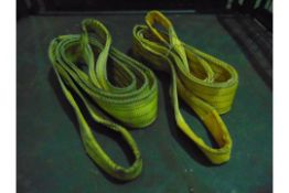 3 Tonne - 3 Metre Lifting Straps x 2