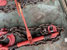2 X UNISSUED HEAVY DUTY SECURING CHAINS & BINDERS.FRM MOD