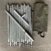 1 X SET (15) ARTILLERY BARREL CLEANING ROD