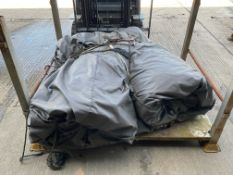 1 X LARGE STILLAGE TENT/TARPAULIN CANVAS COVER.