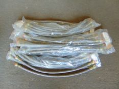 70 x New Unissued Aeroflex Protected Fuel Pipes 60cms Long Original Packing