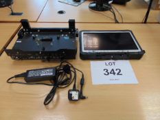 PANASONIC TOUGHBOOK CF-D1 with a wall charger, Vehicle dock & DC Adapter from UK Fire and Rescue