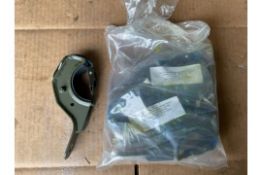 3 x unissued British Army Mast Cradle Bracket Assembly