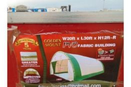 Heavy Duty Storage Building W20 x L30 x H12ft P/No 203012R