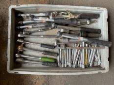 42 x Torque wrench's, ratchet extensions. Etc