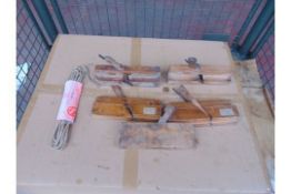 1 Set of 5 Antique Wood Working Tools and Sash Cord